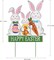 Easter Decorations Outdoor, 3 Metal Bunny Decorative Garden Stakes for Easter Decor, Welcome Rabbits Happy Easter Yard Sign for Home Outside Garden Front Door Porch Lawn Spring Decorations